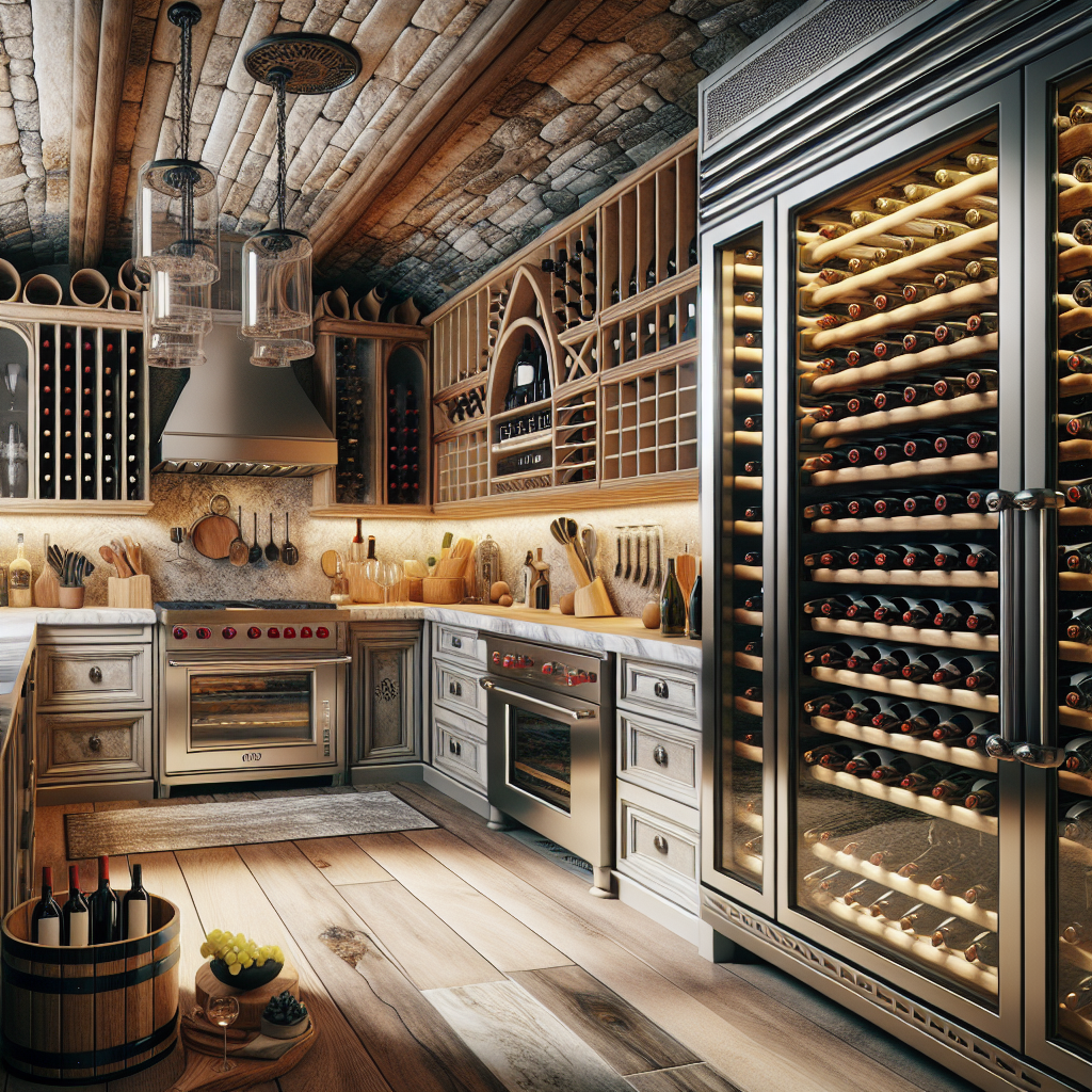 Come integrare una cantina nella cucina - Image